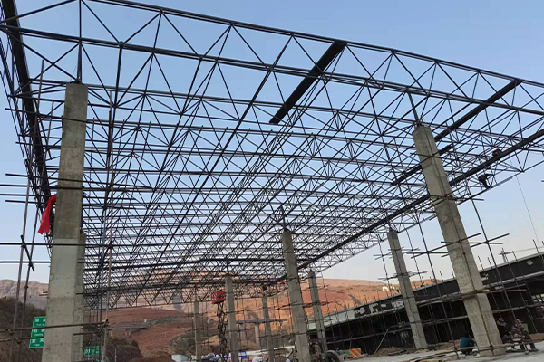 崇州钢结构网架图片